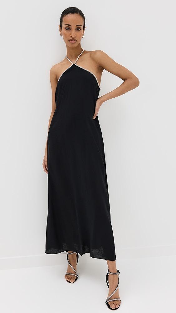 SIMKHAI Onyx Halter Neck Maxi Dress | Shopbop Product Image