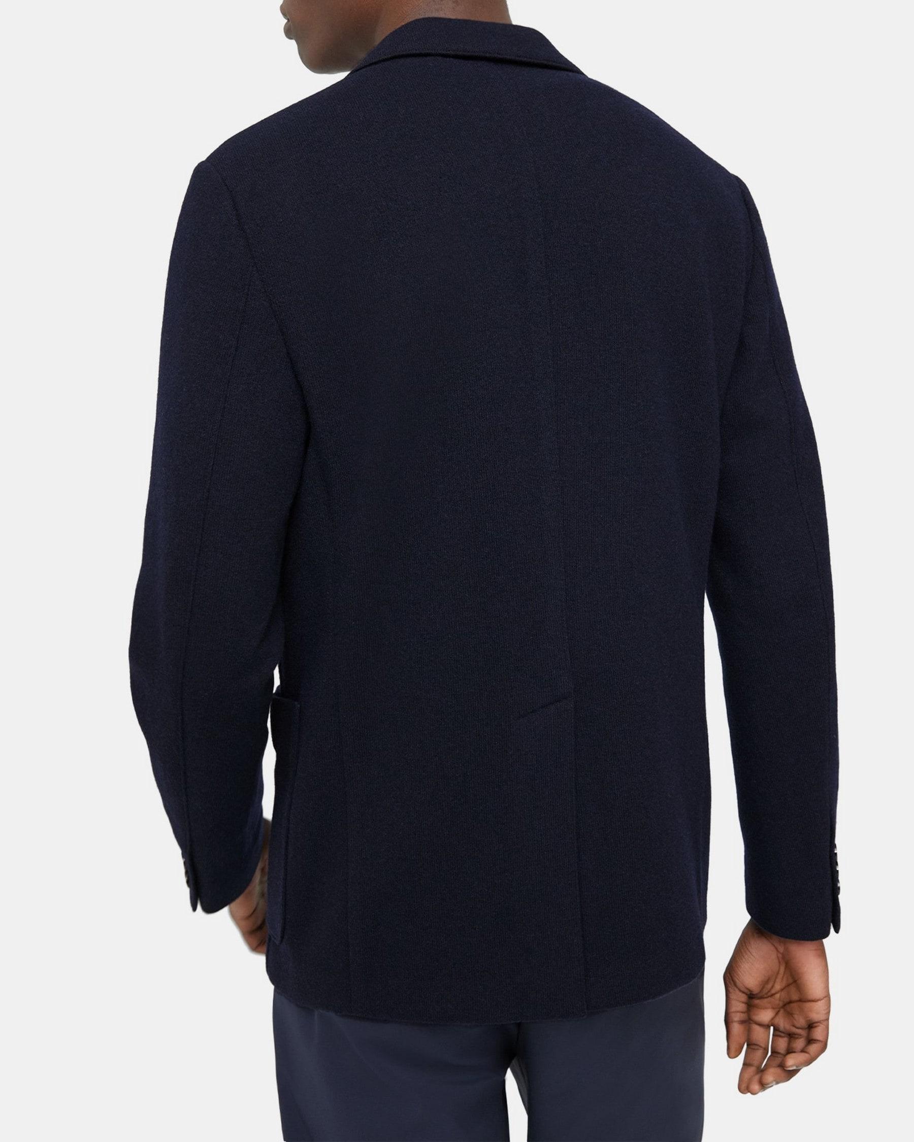 Unstructured Blazer in Double Wool Jersey Product Image