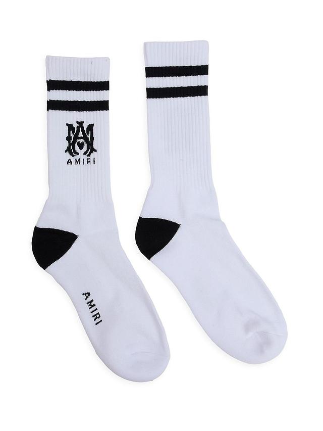 Mens MA Core Cotton-Blend Ribbed Socks Product Image