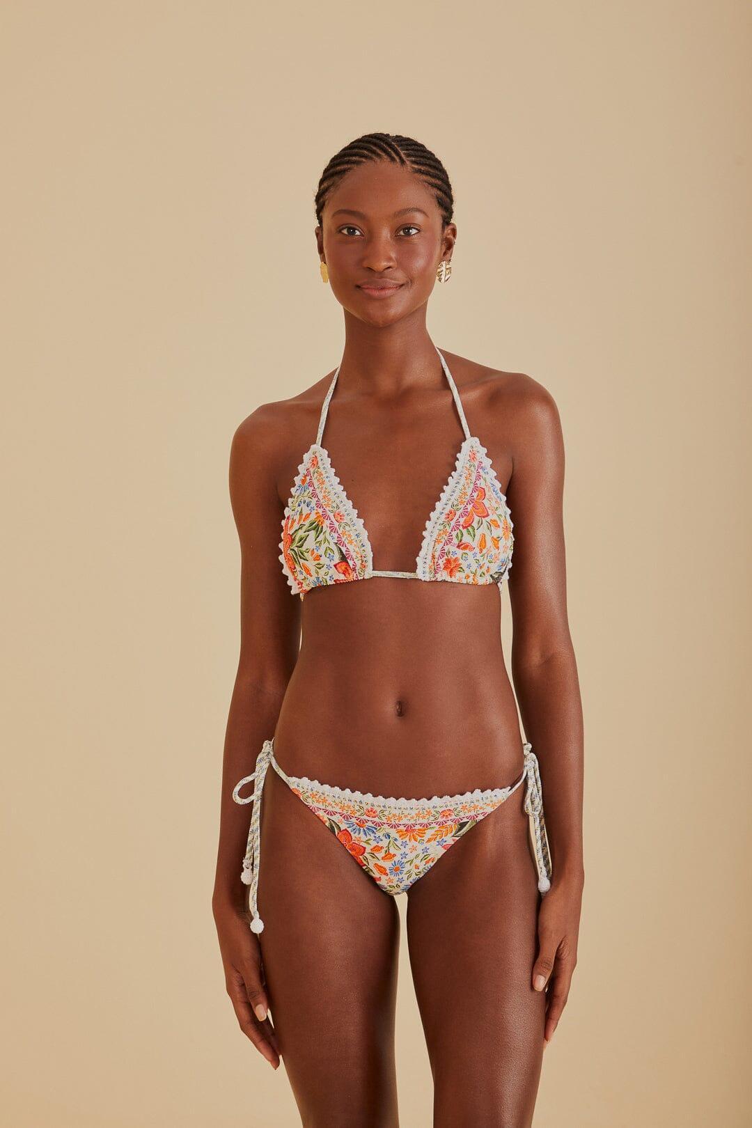 Bloom Garden Triangle Bikini Top Product Image