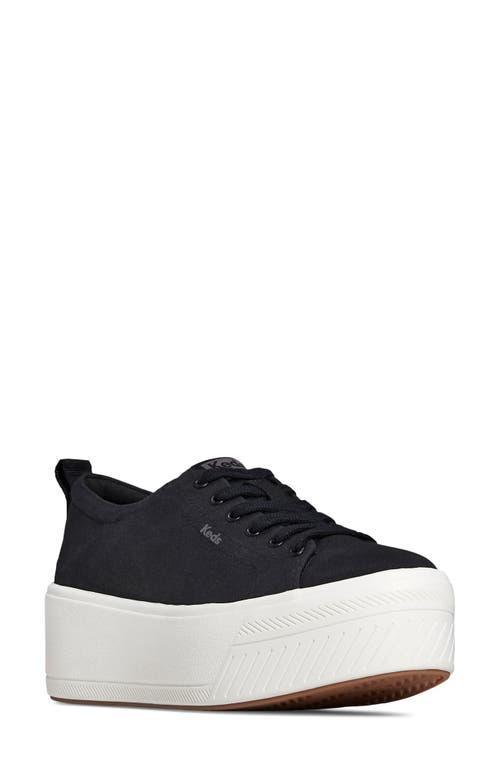 Keds Womens Skyler Canvas Lace-Up Platform Casual Sneakers from Finish Line Product Image