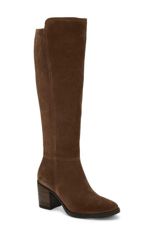 Lucky Brand Womens Bonnay Knee-High Block-Heel Boots Product Image