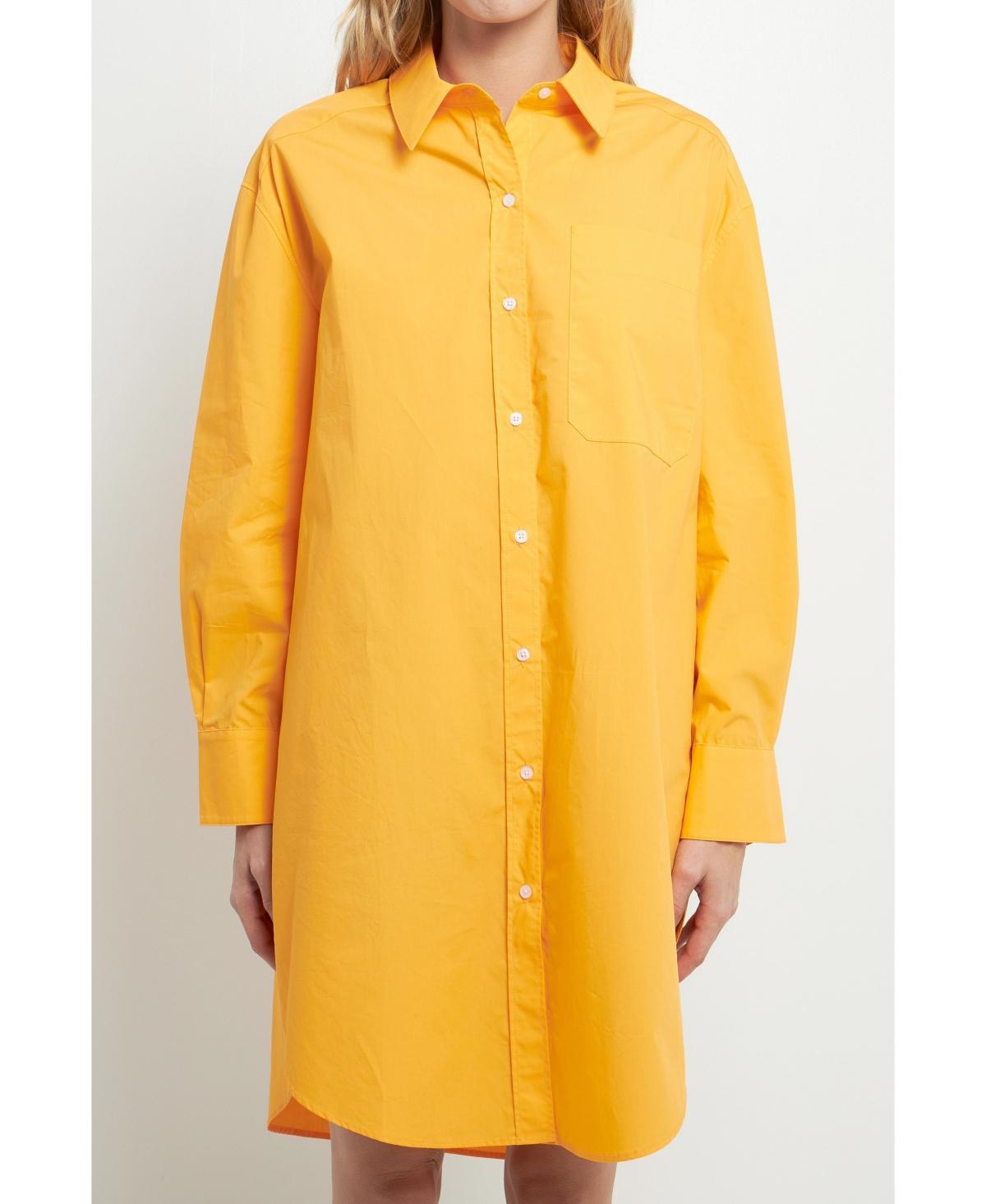 English Factory Classic Collar Shirtdress Product Image