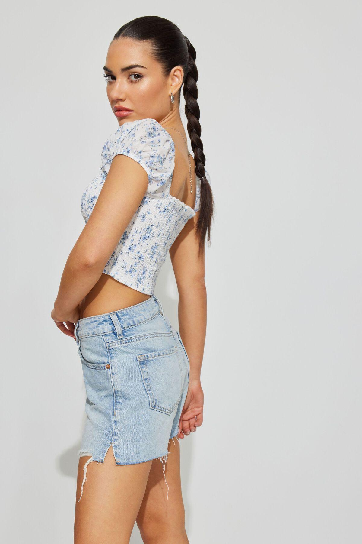 Vintage Cut-Off Denim Short Product Image