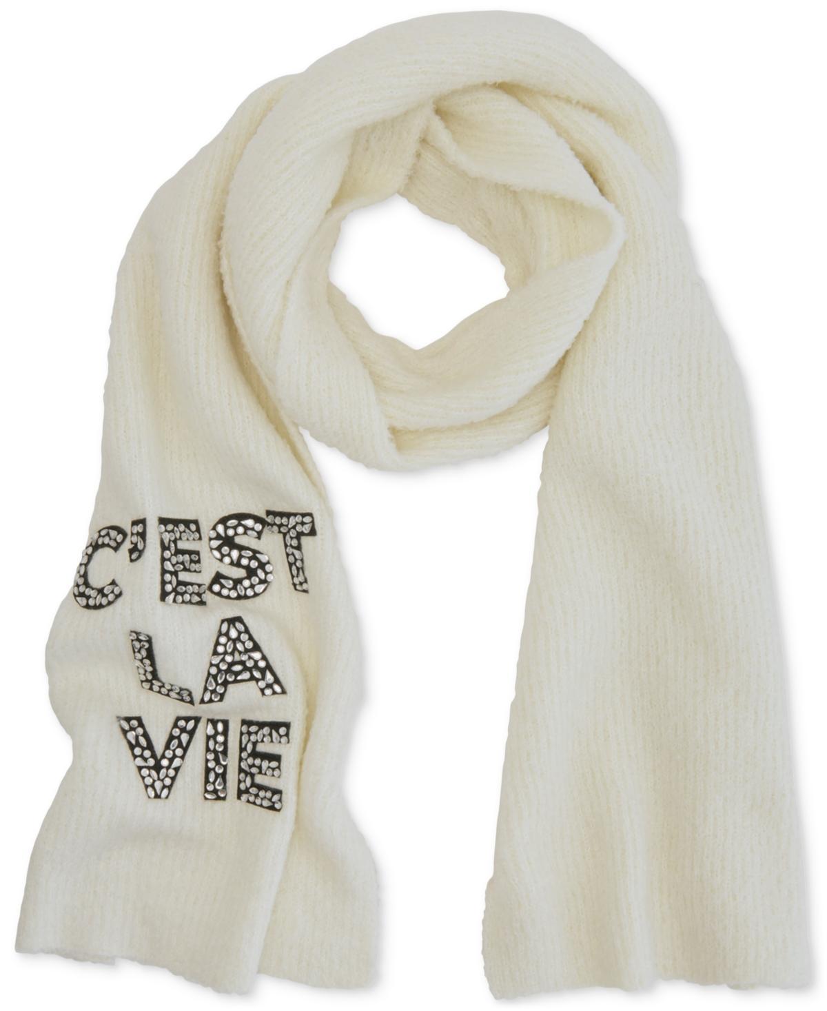 Karl Lagerfeld Paris Womens Sparkle Cest La Vie Scarf Product Image