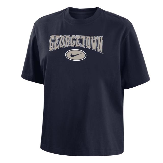 Georgetown Nike Womens College Boxy T-Shirt Product Image