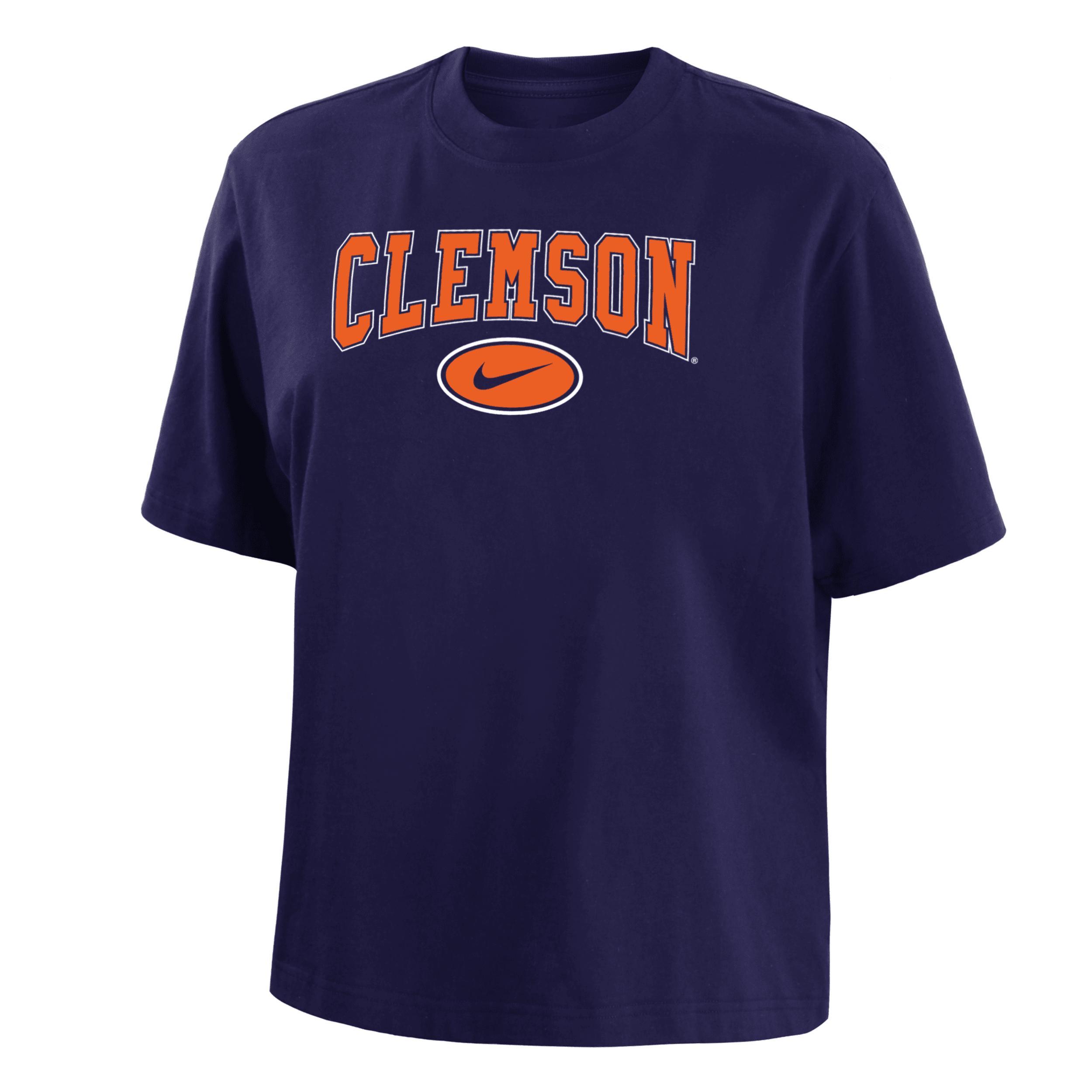 Clemson Nike Women's College Boxy T-Shirt Product Image