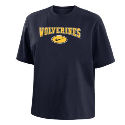 Michigan Women's Nike College Boxy T-Shirt Product Image