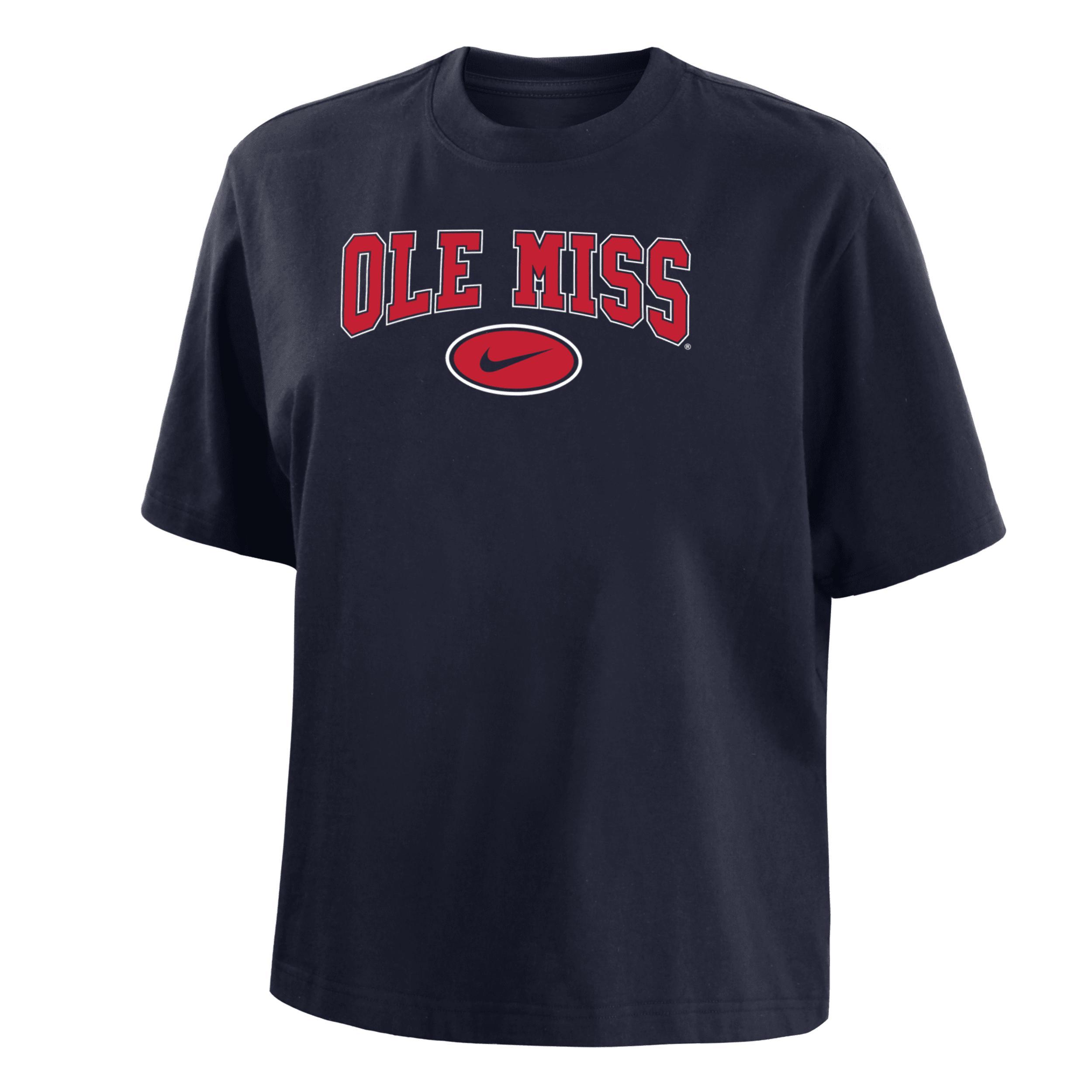 Ole Miss Nike Women's College Boxy T-Shirt Product Image