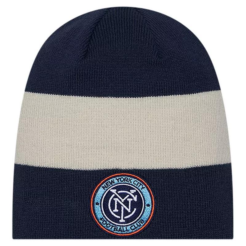 Mens New Era New York City FC 2024 Kick Off Collection Knit Beanie, Blue Product Image