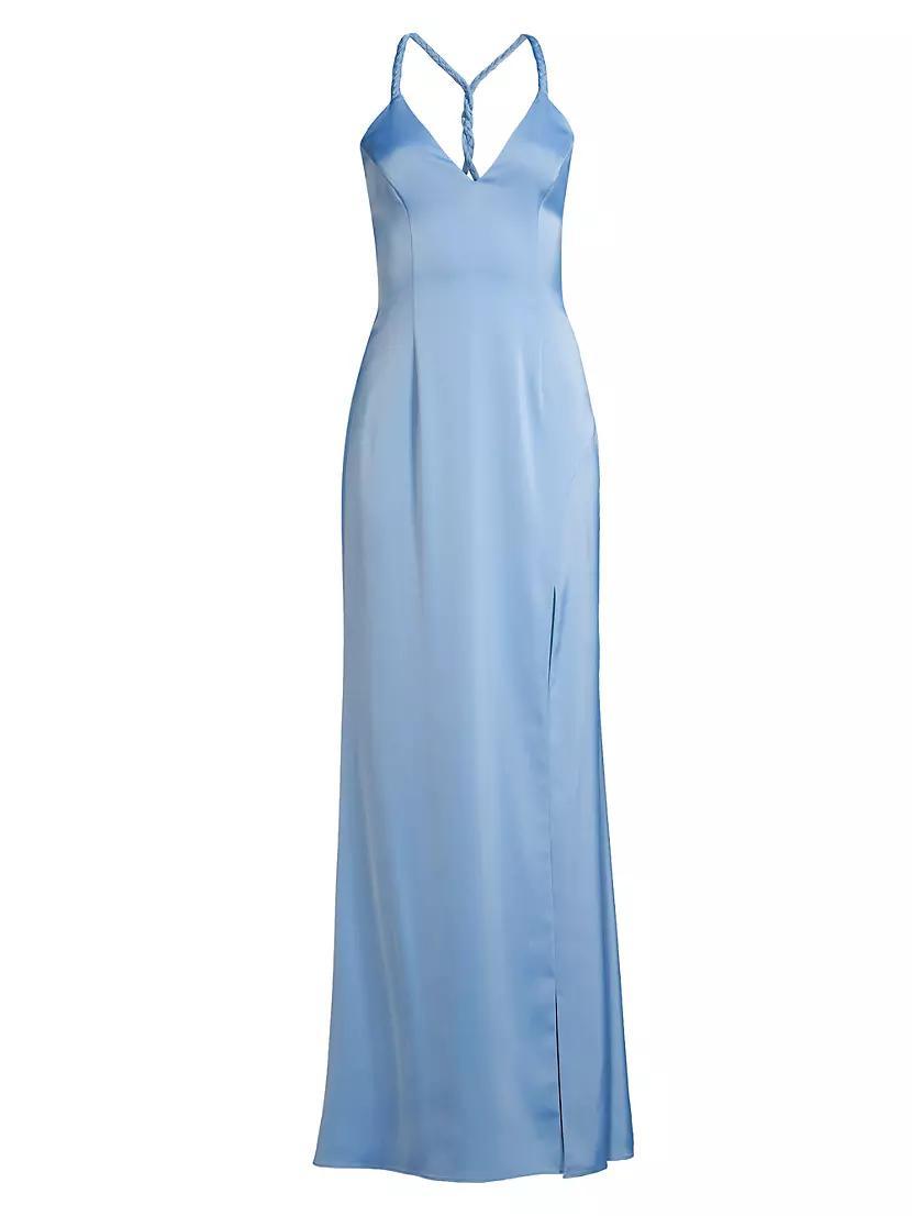 Braided Satin Gown Product Image