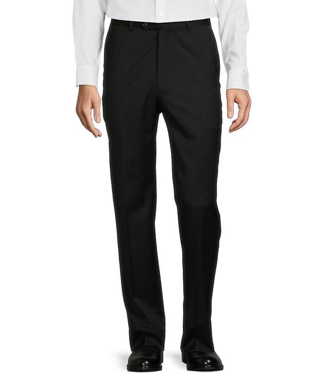 Hart Schaffner Marx New York Modern Fit Flat Front Solid Dress Pants Product Image