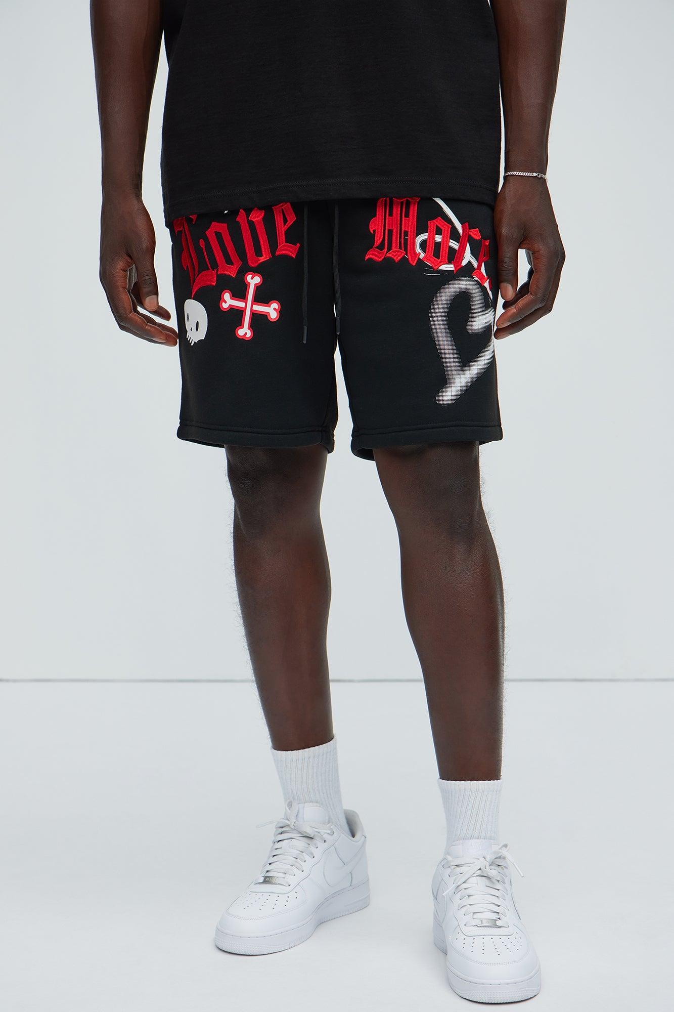 Love More Sweatshorts - Black Product Image