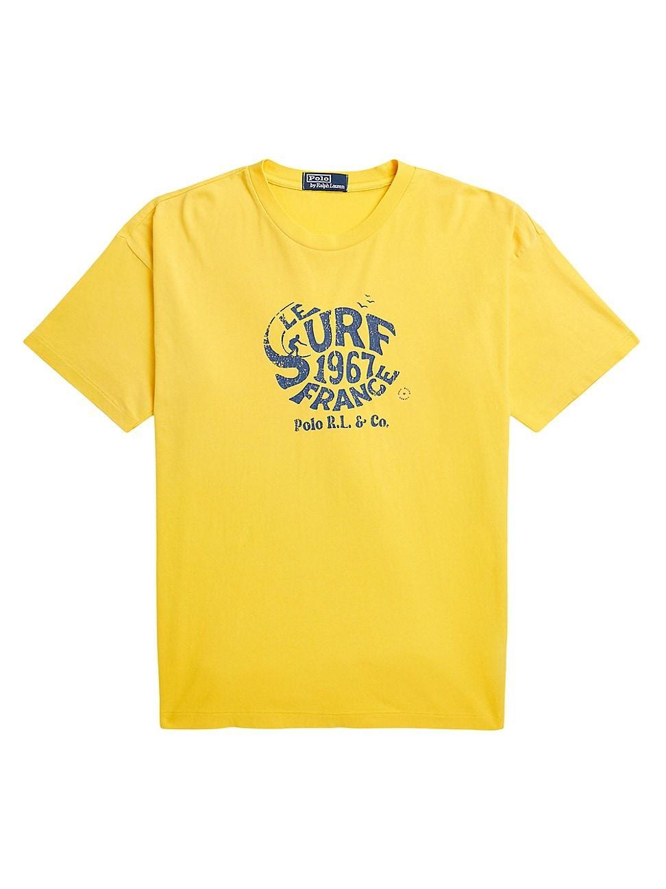 Mens Surf Graphic Crewneck T-Shirt Product Image