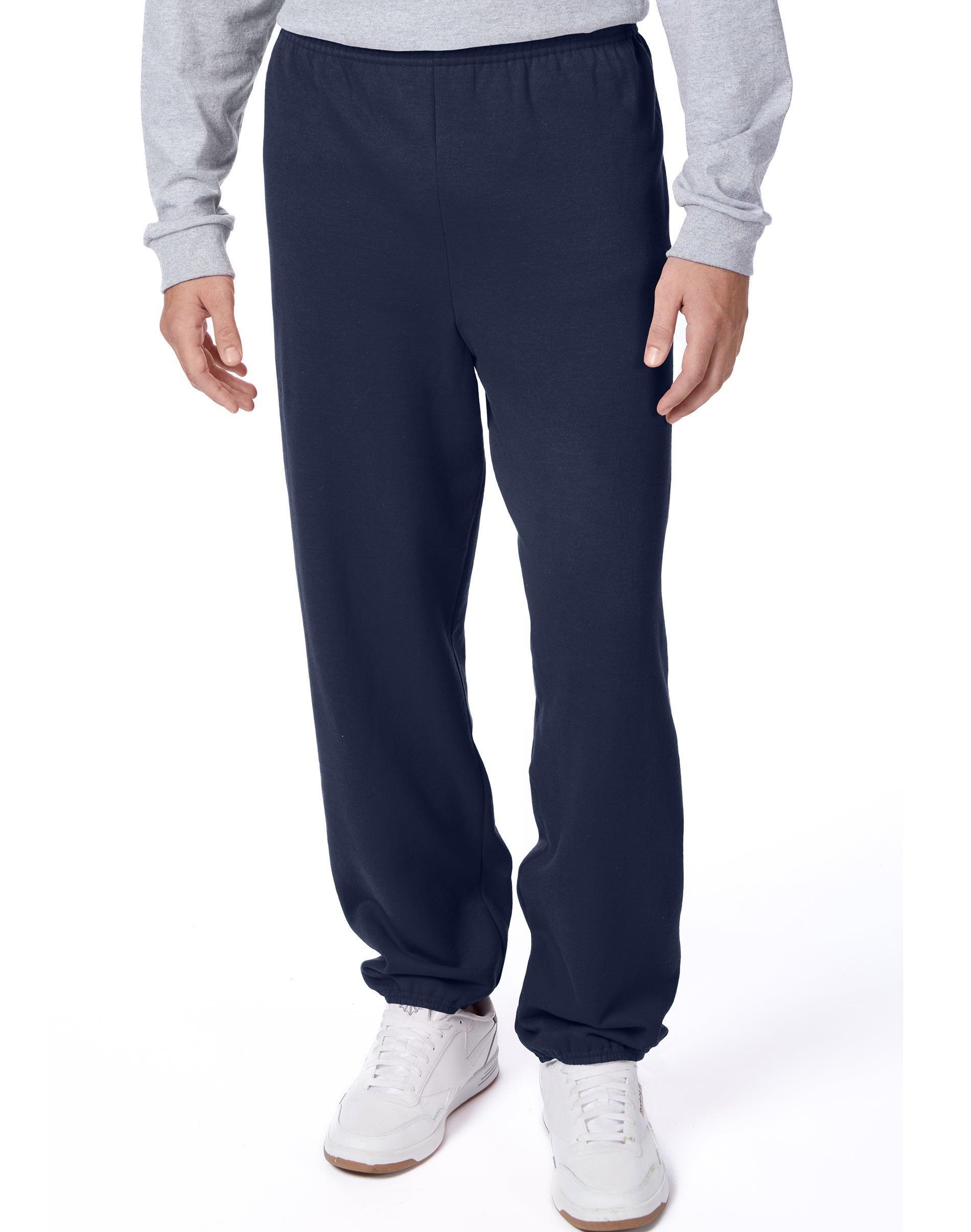 Hanes EcoSmart Fleece Mens Sweatpants Value Pack (2-pack) Navy 3XL Product Image