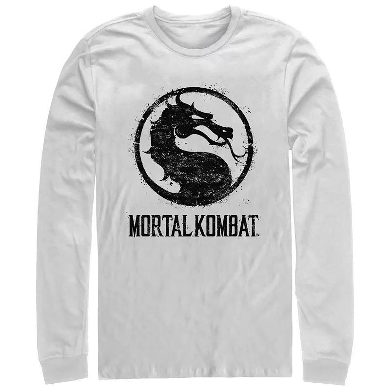 Mens Mortal Kombat Splatter Logo Graphic Tee Product Image