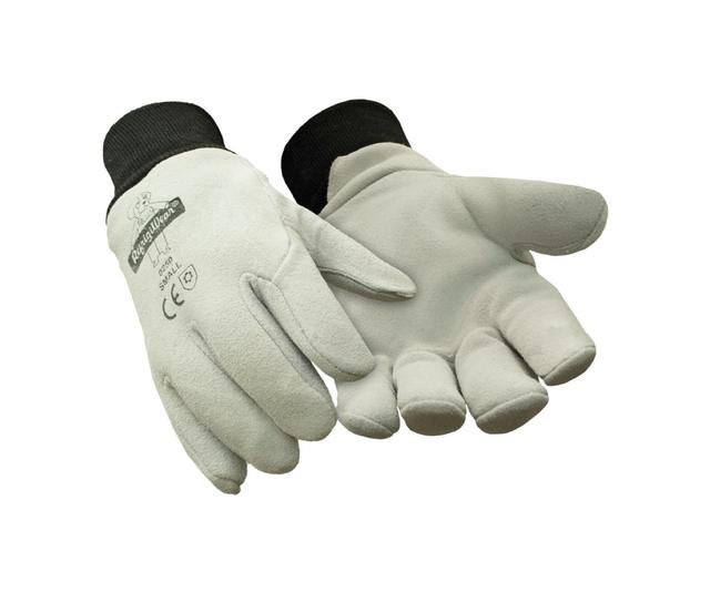 RefrigiWear Mens Fleece Lined Insulated Leather Gloves Product Image