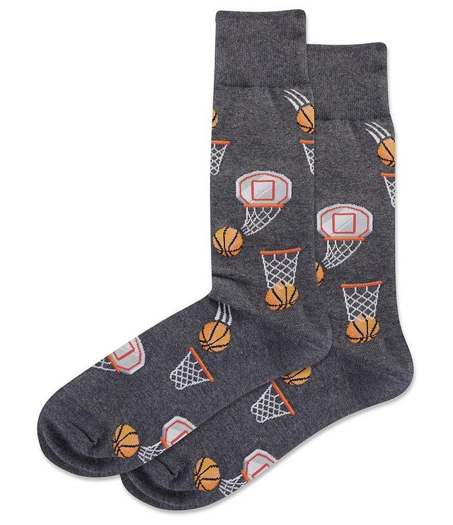 Hot Sox Novelty Basketball Crew Socks Product Image