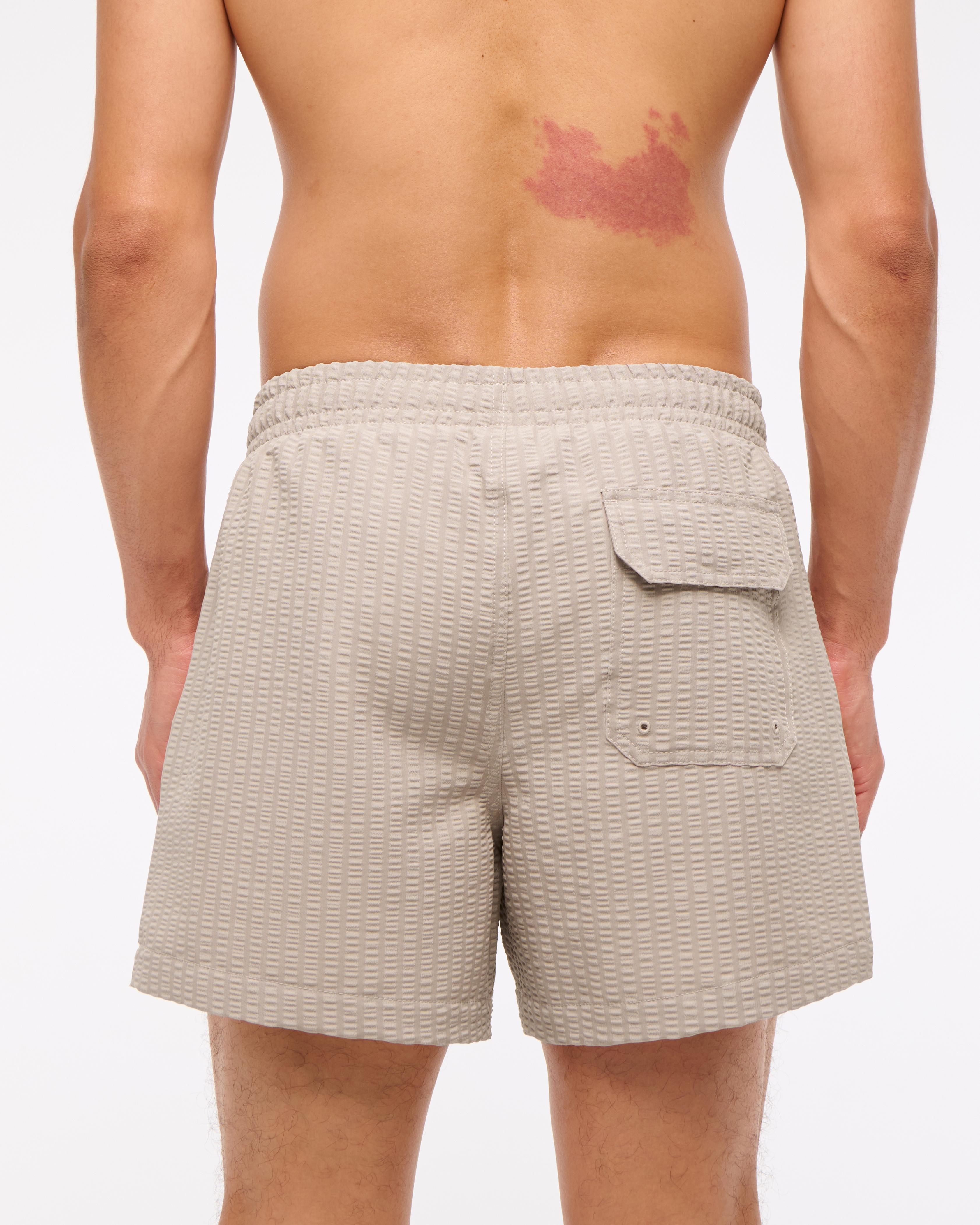 Pull-On Seersucker Swim Trunk Product Image