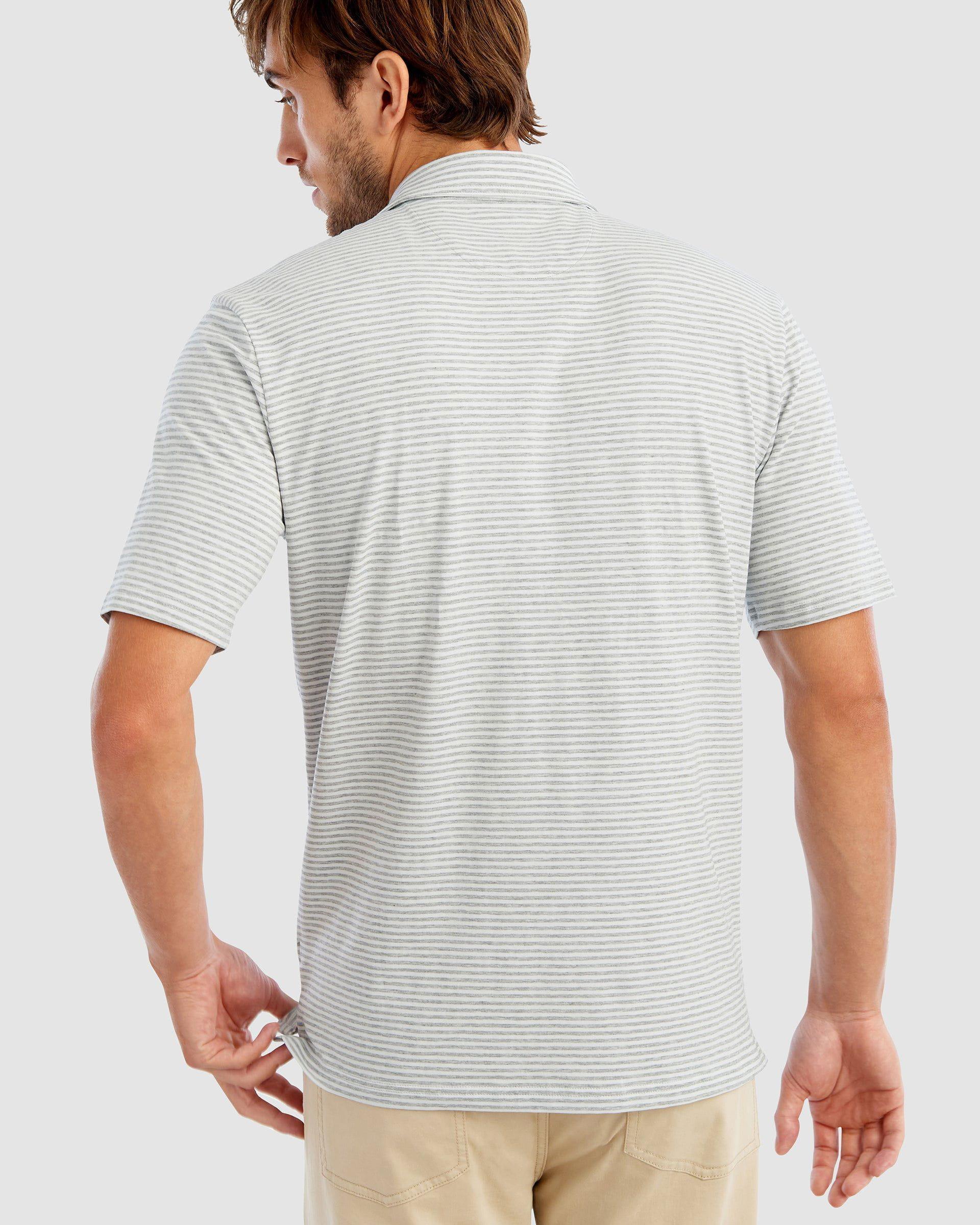 Dante Striped Polo Product Image