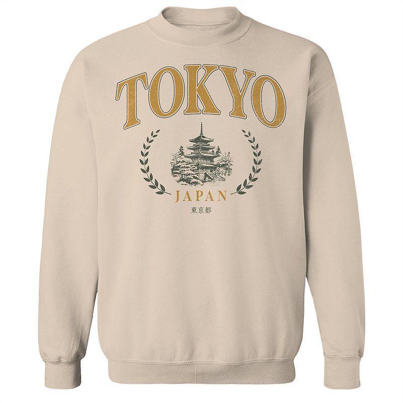 Mens Tokyo Ochre Fleece Sweatshirt Brown Product Image