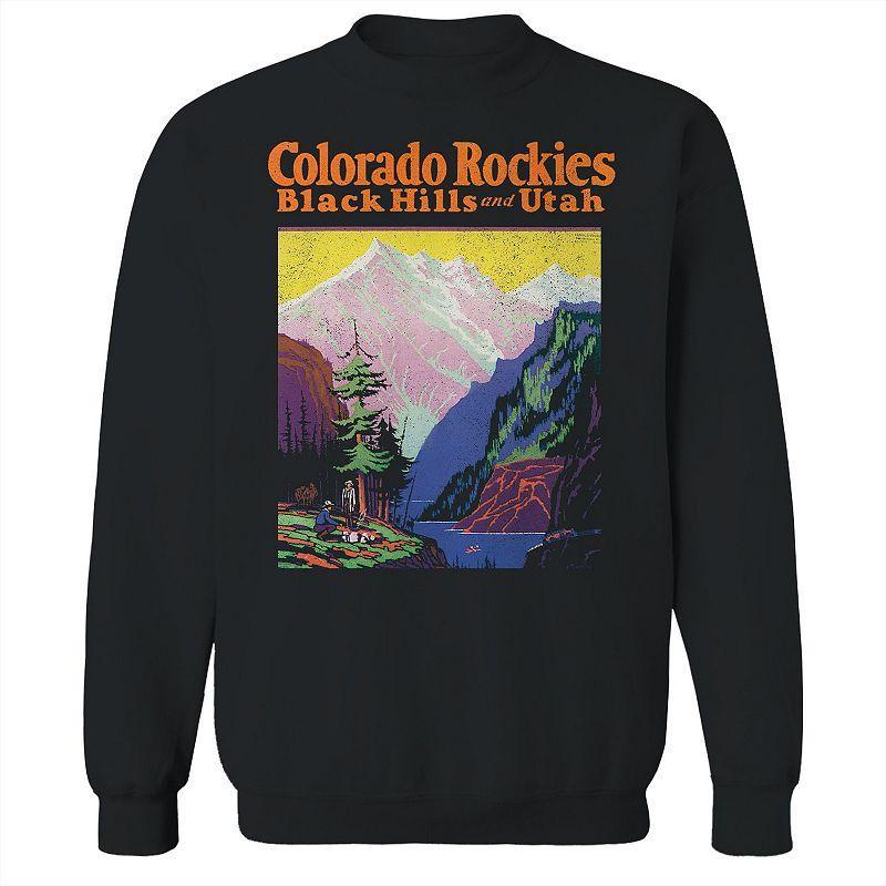 Mens Colorado Rockies Dark Fleece Sweatshirt Product Image