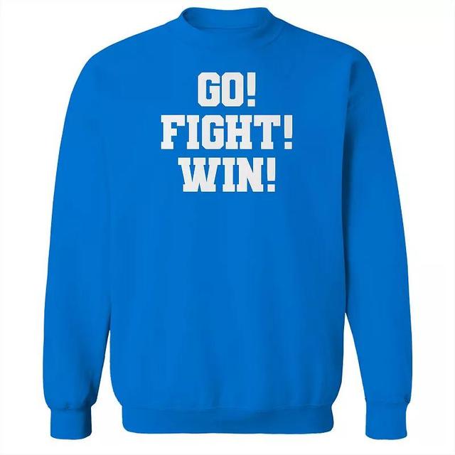 Adult Go Fight Win Graphic Sweatshirt, Mens Product Image