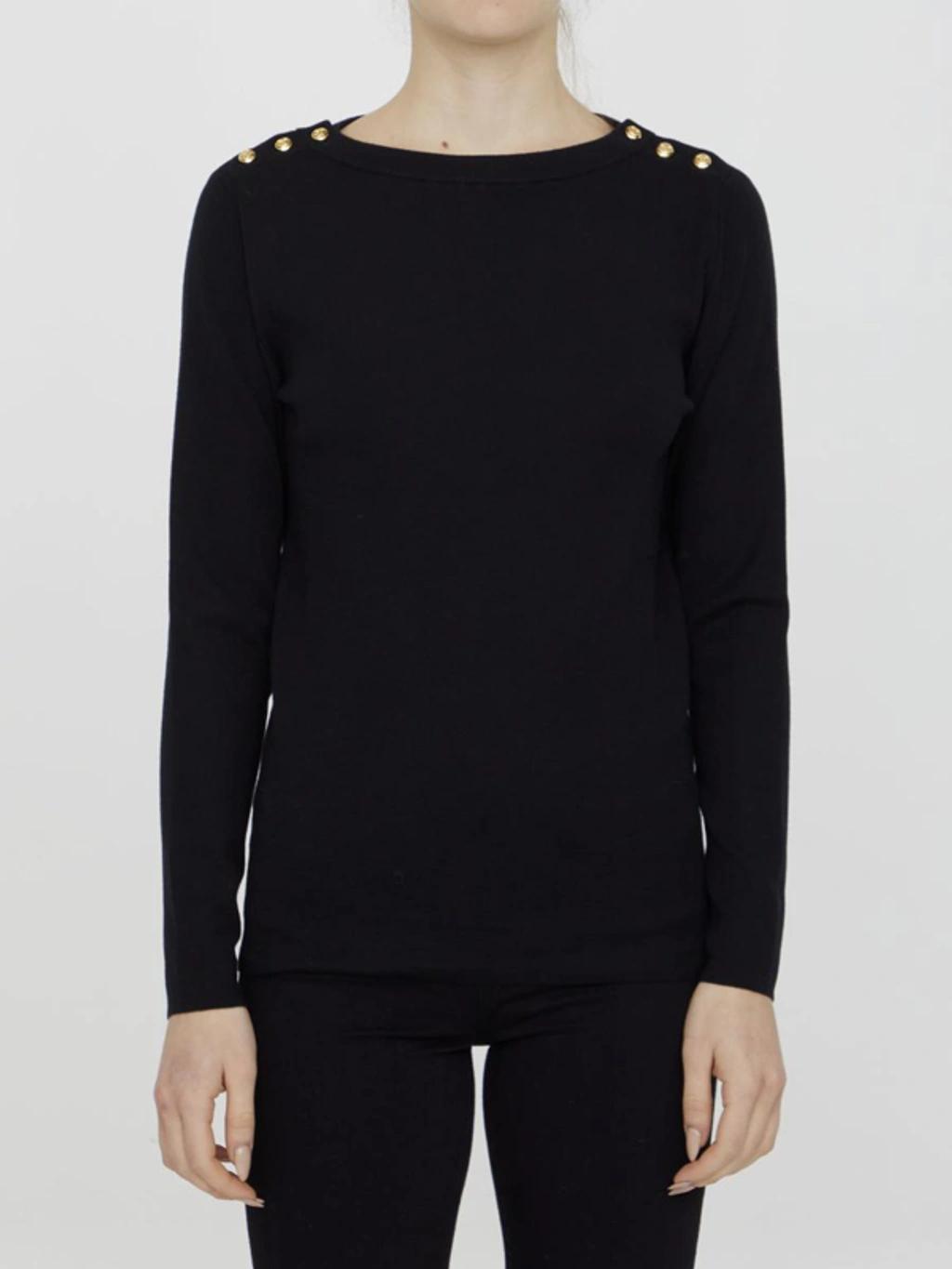 Black Cashmere Jumper Product Image