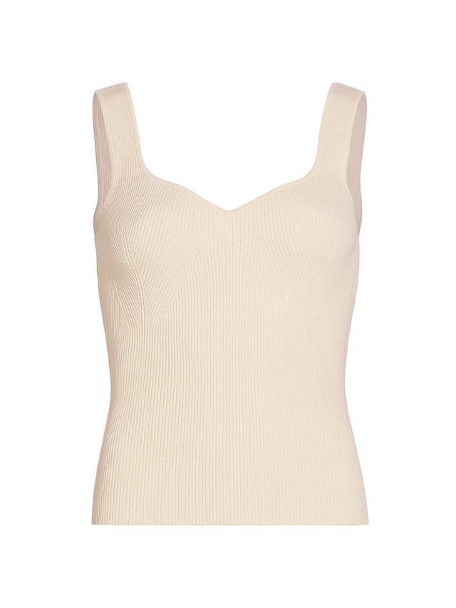 Womens Jules Rib-Knit Sleeveless Top Product Image