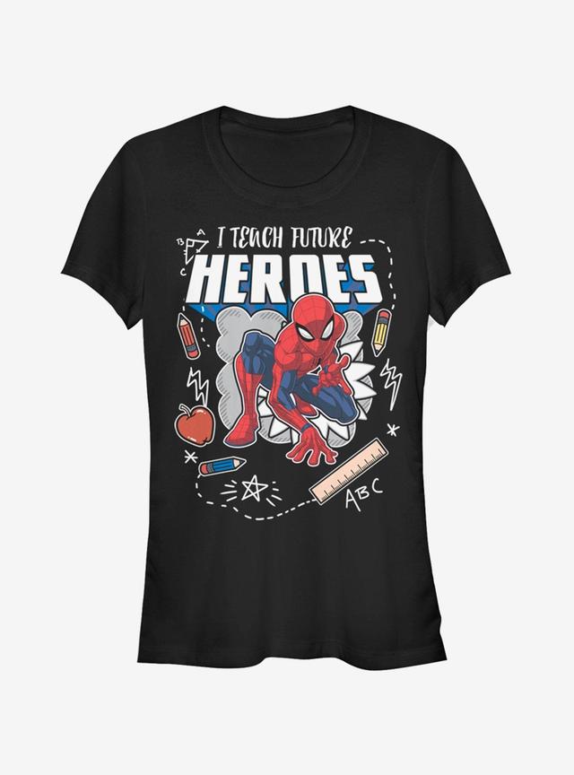 Marvel Spider-Man Super Spider Teach Girls T-Shirt Product Image