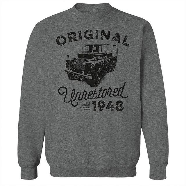 Mens 1948 Heritage Fleece Graphic Sweatshirt Grey Product Image