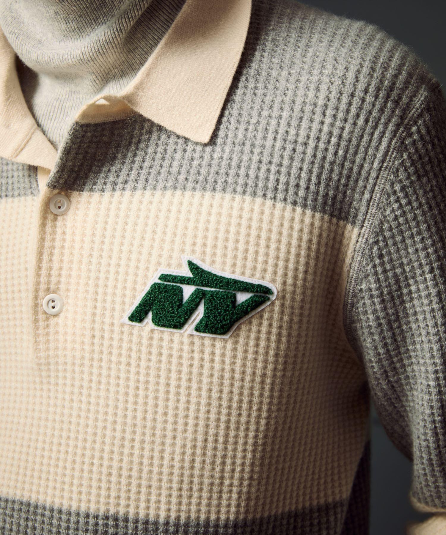 Todd Snyder + NFL by Fanatics Jets Cashmere Rugby Sweater Product Image