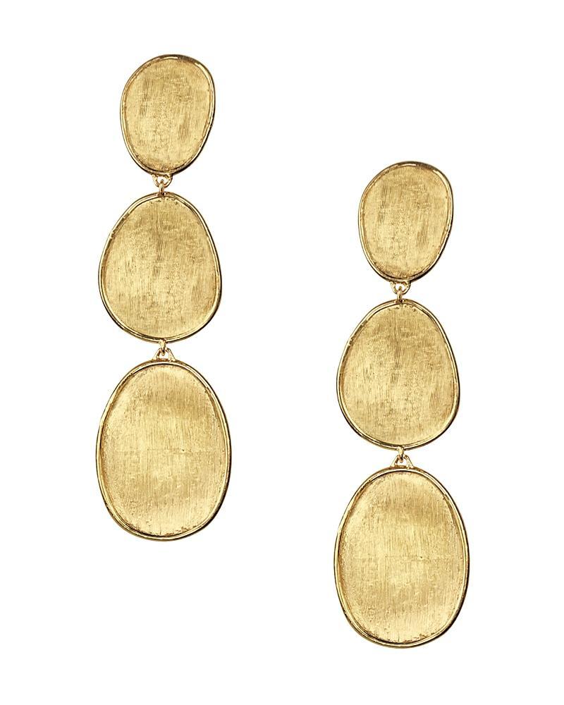 Womens Lunaria 18K Yellow Gold Triple-Drop Earrings - Gold Product Image