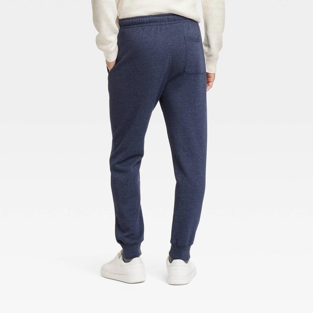 Mens Fleece Jogger Pants - Goodfellow & Co Fighter Pilot Blue M Product Image