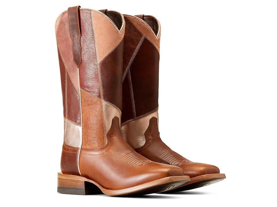 Ariat Frontier Patchwork Western Boot (Dapper ) Women's Shoes Product Image