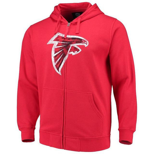 Mens G-III Sports by Carl Banks Atlanta Falcons Primary Logo Full-Zip Hoodie Product Image