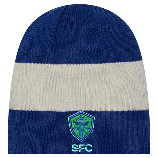 Mens New Era Seattle Sounders FC 2024 Kick Off Collection Knit Beanie Product Image