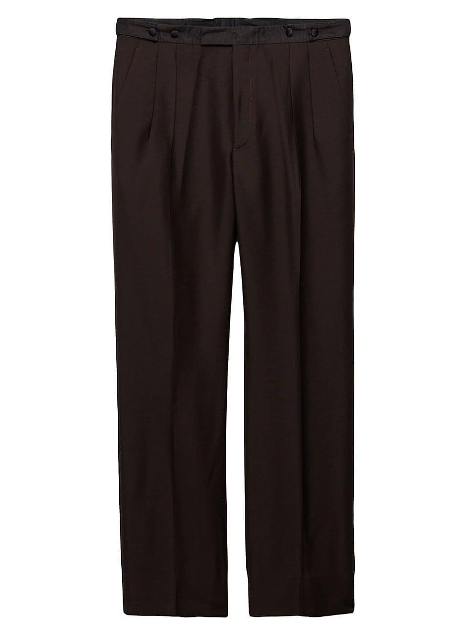 Mens Mohair Wool Trousers Product Image