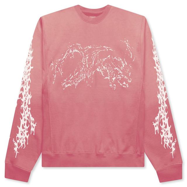 Feature x D-R-G-N Huo Crewneck - Faded Red Male Product Image