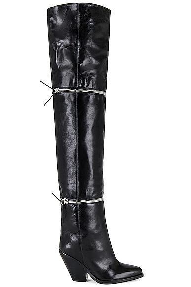 Isabel Marant Lelodie Boot in Black - Black. Size 36 (also in ). Product Image