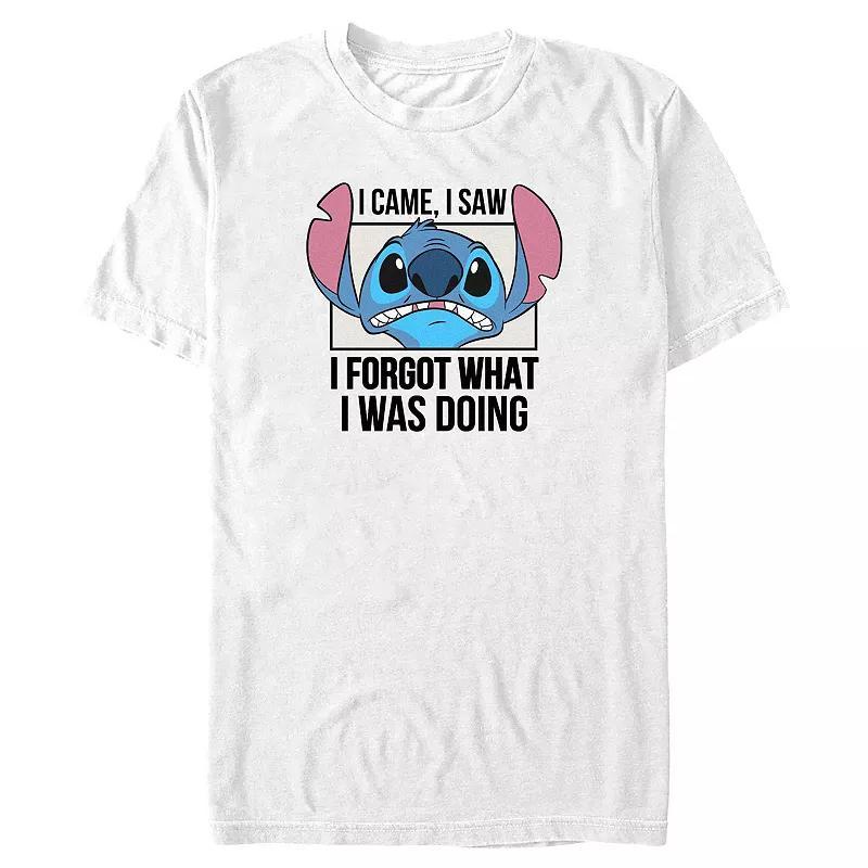 Disneys Lilo & Stitch Forgetful Stitch Big & Tall Graphic Tee, Mens Product Image