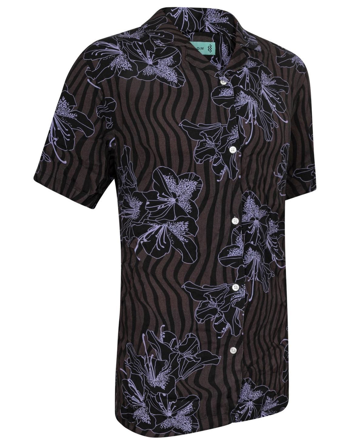 Mens Casual Button-Down Hawaiian Shirt - Short Sleeve Product Image