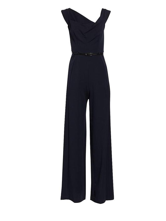 Womens Jackie Asymmetric Belted Jumpsuit Product Image