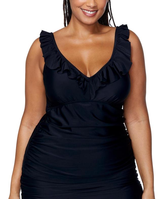 Raisins Curve Plus Size Andressa Tankini Top Product Image