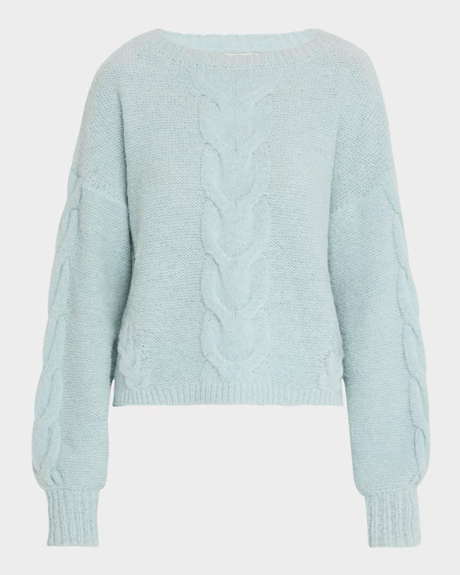 Vaida Cable-Knit Crewneck Sweater Product Image