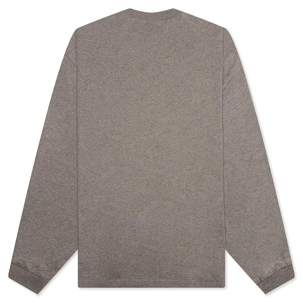 Essentials L/S Tee - Heather Grey Male Product Image