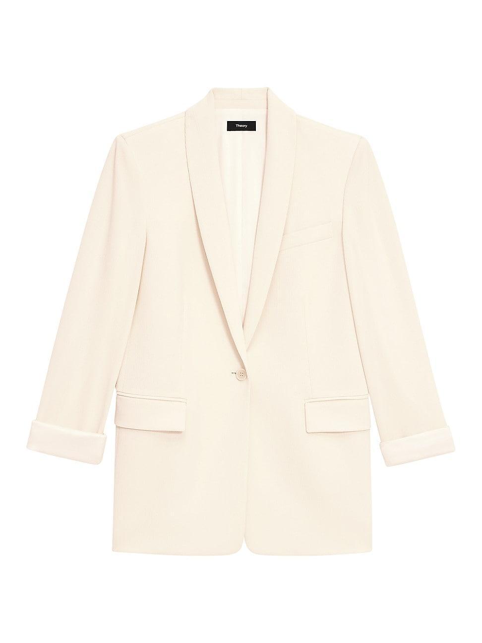 Womens Shawl Collar Blazer Product Image