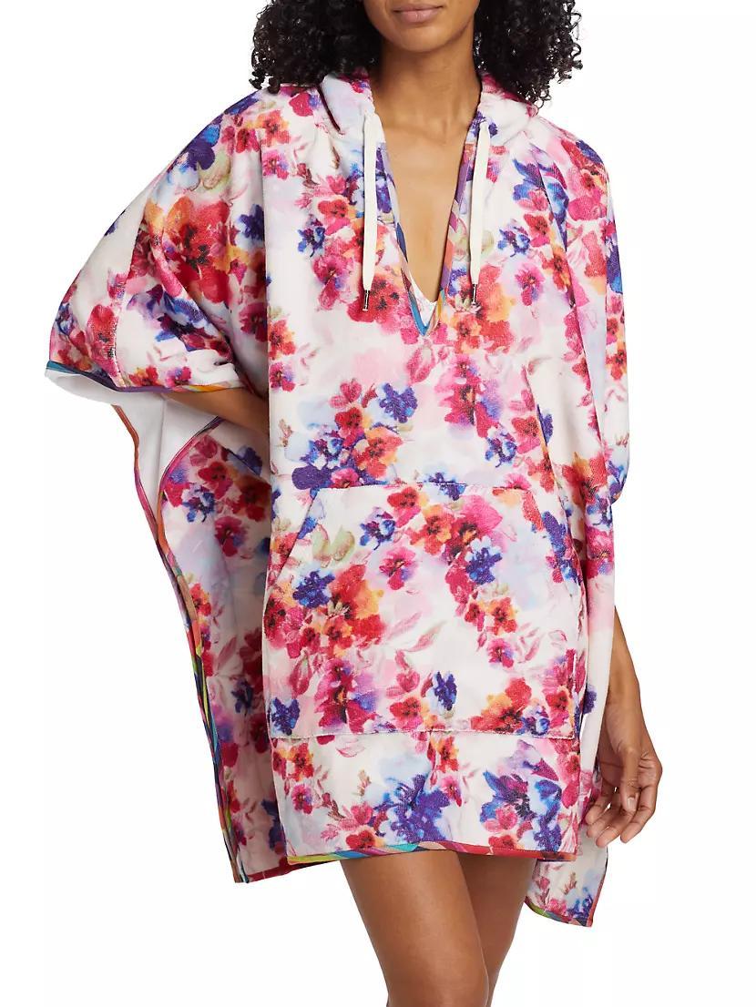 Summer Days Terry Hooded Poncho Dress Product Image