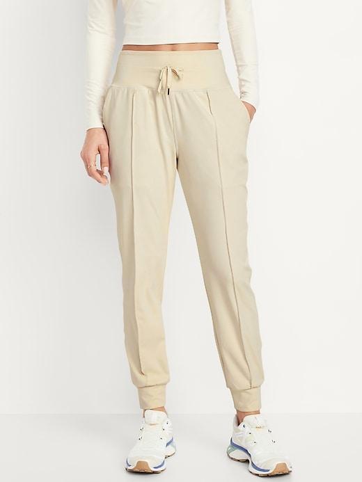 High-Waisted PowerSoft Seamed Joggers Product Image