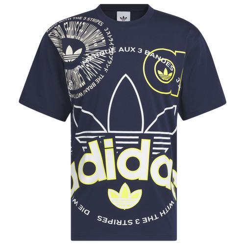 adidas Mens adidas Blocked Trefoil T-Shirt - Mens Product Image